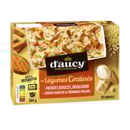 D'aucy légumes gratinés papates douces & boulgour 300g