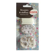Cora bougies + chiffres