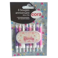 Cora bougie bobèche avec pic fille