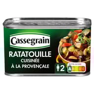 Cassegrain ratatouille cuisinée à la provençale à l'huile d'olive vierge-extra 2% 380g