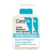 Cerave lot gel nettoyant anti-rugosités 473 ml x2