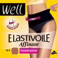 Collant transparent affinant 19D élastivoile Well IBIZA T3
