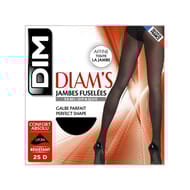 Collant semi opaque jambes fuselées 25D Dim 0HZ NOIR T4