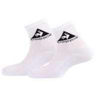 2 paires de socquettes tiges courtes Le Coq Sportif BLANC 7000 39\42