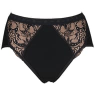 Slip midi dentelle NOIR T52