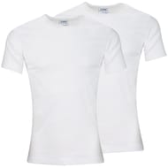 Lot de 2 tee-shirts col rond manches courtes homme coton bio Athena 950 BLANC/BLANC T6