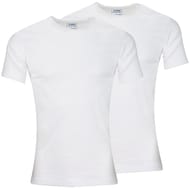 Lot de 2 tee-shirts col rond manches courtes homme coton bio Athena 950 BLANC/BLANC T5