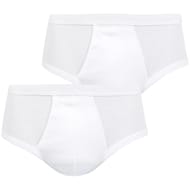 Lot de 2 slips taille haute ouvert Héritage homme Eminence 001 BLANC/BLANC T4