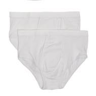 Lot de 2 slips taille haute Basic bio Athena 250 BLANC/BLANC T3