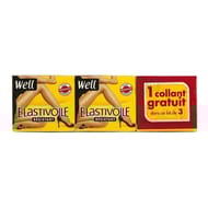 Lot de 3 paires de collants élastivoile 2+1 offert Well NOIR T3