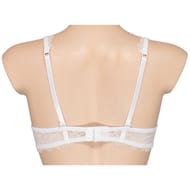 Soutien-gorge armature micro dentelle uni ligne Jorianne BLANC 105C