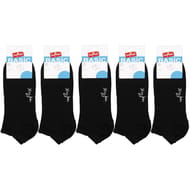 5 paires de socquettes invisibles NOIR T39/42