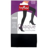 Collant opaque couture plate 120D Influx NOIR T5-6