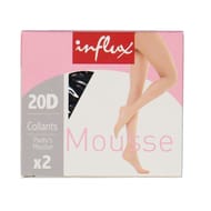 2 paires de collants mousse influx NOIR T1