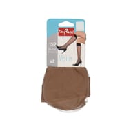 2 paires de mi bas voile Influx 15D SEPIA TU