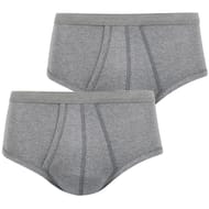 Lot de 2 slips taille haute ouvert Héritage homme Eminence 6600 GRIS CHINE T2
