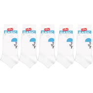 5 paires de socquettes ultra courtes BLANC X5 35\37