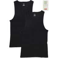 Lot de 2 débardeurs noir homme NOIR/NOIR T3