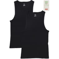 Lot de 2 débardeurs noir homme NOIR/NOIR T7