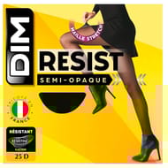 Collant semi opaque 25D beauty resist Dim NOIR T4