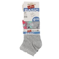 Lot de 5 paires de socquettes invisibles fantaisies Influx basic FLAMAND 37\41