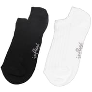 2 paires de socquettes invisibles femme Influx BLANC/NOIR 37\41