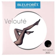 Collant semi opaque velouté 30D Bleuforêt AR5 NOIR  T1-2