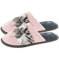 Mule fantaisie femme CHAT FOND ROSE RCT 41