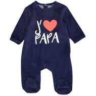 Dors bien j'aime maman papa bébé garçon MARINE PAPA 24MOIS