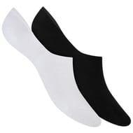 2 paires de protège-pieds femme Dim NOIR/BLANC T39/42