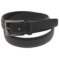 Ceinture 35mm bombée double piqûres MARRON T105