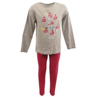 Pyjama long manches longues GRIS CHINE 4ANS