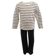 Pyjama long manches longues RAYE MARINE 8ANS