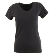 Tee shirt manches courtes col V femme ORANGE T46/48