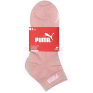 Lot de 3 paires de socquettes quarter Puma WHITE/LIGHT PINK 003 35\38