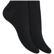 2 paires de socquettes invisibles Dim NOIR/NOIR 37\41