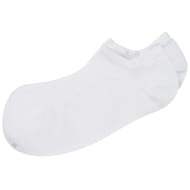 2 paires de socquettes invisibles unies fil d'Ecosse femme Bleuforêt BLANC/BLANC DT8 39\41