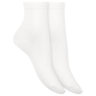 2 paires de socquettes unies skin femme Dim BLANC/BLANC 37\41
