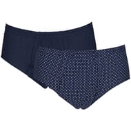 Lot de 2 slips taille haute ouvert homme Influx 1800 CRAVATE MARINE T4