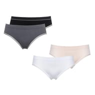 Lot de 2 slips ligne Zen Attitude Billet Doux BLANC & BLANC/GRIS T34/36