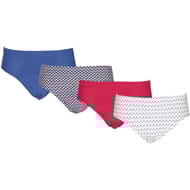 Lot de 4 slips taille basse fantaisie homme Influx Basic NW TRIANGLE MAR/RGE/BLC T3
