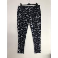 Legging imprimé femme CARREAUX NOIR 50/52