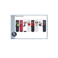 Lot de 8 paires de mi chaussettes Avengers BLEU/ROUGE/GRIS 31/35