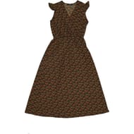 Robe longue manches courtes femme IMP. MARRON T44
