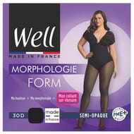 Collant semi opaque morphologie 30D Well NOIR RGLR-1.65