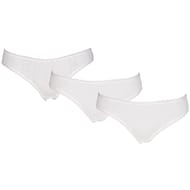 Lot de 3 slips unis coton bio LOT BLANC 50/52