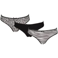 Lot de 3 slips fantaisies coton bio LOT IMP PEAU DE BETE 50/52