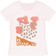 Tee shirt manches courtes femme PORTRAIT ECRU T38\40