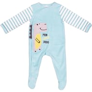 Dors bien velours garçon TURQUOISE 24 MOIS