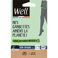 Collant semi opaque Well NOIR T5-6